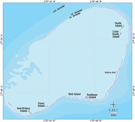 pearl and hermes atoll map.